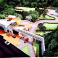 Empiezan a construir Centro Cultural Balún Canán y Librería del FCE en la UNACH Así será la vista aérea del Centro Cultural Balún Canán en cuyo interior estará la librería José Emilio Pacheco. Foto: Maqueta