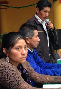 Mariano Gutiérrez Rodríguez, lidera al grupo amenazado. El tiene que pagar una multa de 4 mil pesos y ha perdido sus derechos agrarios. Isaín Mandujano/Chiapas PARALELO. 