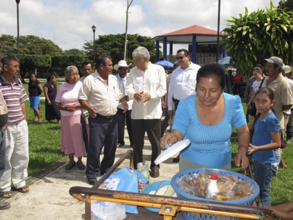 AMLO en zona fronteriza de Chiapas. Foto: Cortesía