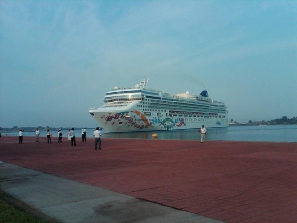 El gobierno de Juan Sabines publicitó Puerto Chiapas como un lugar turístico para la llegada de cruceros. Foto: Cortesía