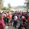 Manifestación en la zona del Río san Marcos, Puebla. Foto: Radio Expresión
