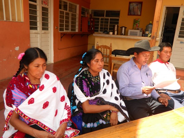 Desplazados del ejido Puebla, en Chenalhó. Foto: Amalia Avendaño