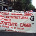 Alumnos de la Escuela Normal Jacinto Canek demandan maestros. Foto: Amalia Avendaño