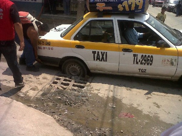 TAXI-EN-ALCANTARILLA