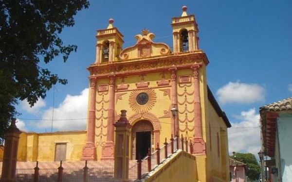 Templo de San Caralampio en Comitán, Chiapas.