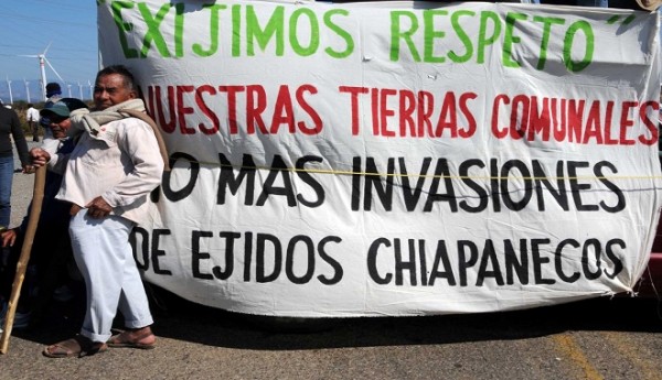 Protesta de comuneros de Chimalapa: Foto: Página 3