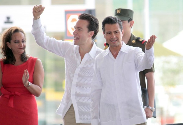 Peña Nieto presumió en Palenque, el apoyo de todas las fuerzas políticas para lograr sus reformas estructurales. Foto: Icoso/Chiapas PARALELO