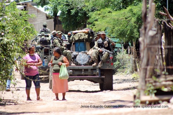 Desplazados por la violencia en el país. Foto. Jesús Eduardo Guerrero Ramírez