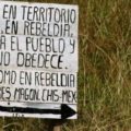 Entrada a territorio del EZLN. Foto: Ángeles Mariscal