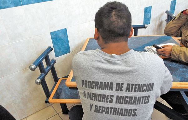 Lucio Soria:El Diario Pedro, sin deseos de intentar entrar otra vez a EU, espera en el albergue México Mi Hogar, volver a su natal Chiapas
