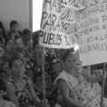 Mujeres choles marcharon el sábado 08 a en el ejido de Nueva Esperanza, municipio de Tila. 