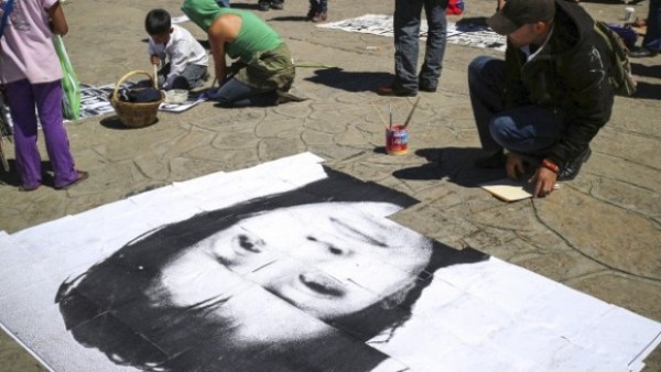 Manifestación a favor de Yakiri en San Cristóbal, Chiapas. Foto: Cortesía