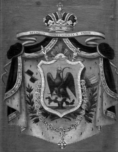Emblema del imperio mexicano, cara del país cuando era monarquía