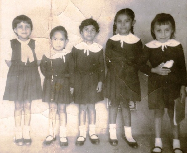 © Del colegio Juan XXIII, vestidas de gala. La Concordia, Chiapas (c1972)