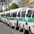 Transportistas de Chiapas, uno de los sectores afectados por las extorsiones el crimen organizado. Foto: Elizabeth Ruiz