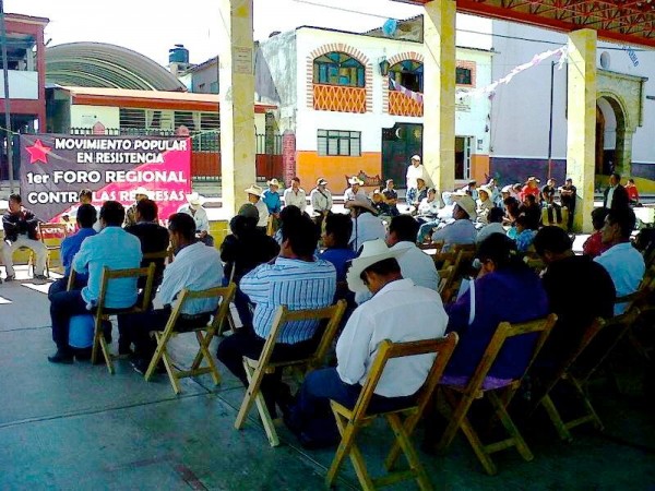 Laklumal Ixim denunció que los gobiernos de Enrique Peña Nieto y Manuel Velasco Coello, mantienen en el olvido a las comunidades y pueblos de la región norte-selva. Foto: Cortesía