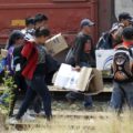 migrantes mujeres llegando a Ixtepec