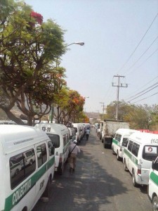 Paran transportistas de carga y pasaje en Chiapas