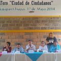 Foro: Ciudad de Ciudadanos en Pijijiapan. 