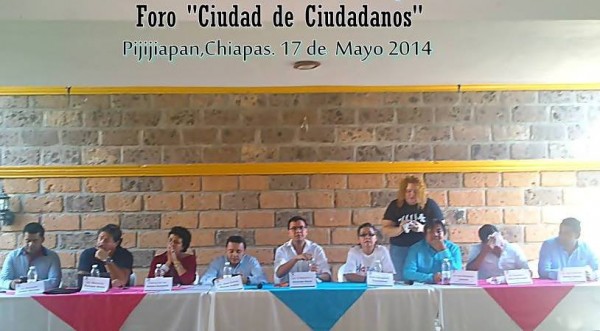 Foro: Ciudad de Ciudadanos en Pijijiapan. 