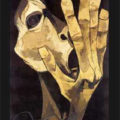 Autoretrato, del pinto Oswaldo Guayasamín