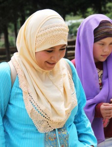 Mujeres tsotsiles practican la religión musulmana. Foto: Elizabeth Ruiz