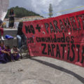 Inicio de la paramilitarización en Chiapas; un fenómeno alentado y organizado por el poder político No más paramilitares en comunidades zapatistas. Foto: Elizabeth Ruiz