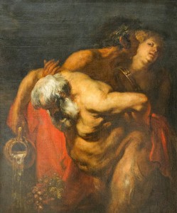 Sileno ebrio, del pintor Antonio Van Dyck