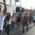 Marchan estudiantes en Tuxtla en contra de la reforma Telecom Foto: Radio Proletaria.