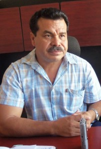 Mario Humberto Vázquez López, líder estatal del PT. 