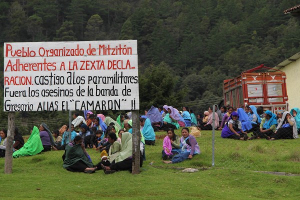 Adherentes desconocieron derechos agrarios de presuntos paramilitares. Foto: Elizabeth Ruiz