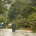 Deslizamiento de terrenos arrastracableado electrico en Zinacantán