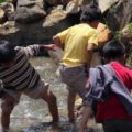 Niños de Chiapas en situación de desplazamiento forzado. Foto: Elizabeth Ruiz/Chiapas PARALELO 