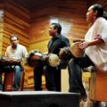 Se presenta la marimba invisible del trío Iroko Foto: Osiris Aquino/ Chiapas PARALELO.