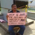 Comerciante de Tapachula se declara en huelga. Foto: Cesar Rodríguez