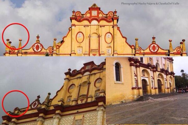 Daños en la Catedral de la Paz