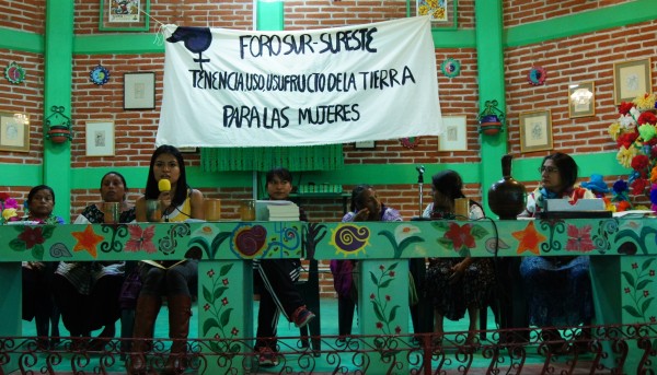 Foro Sur-Sureste de análisis y construcción de alternativas: Tenencia, Uso y Usufructo de la tierra para las mujeres en San Cristóbal de Las Casas. 