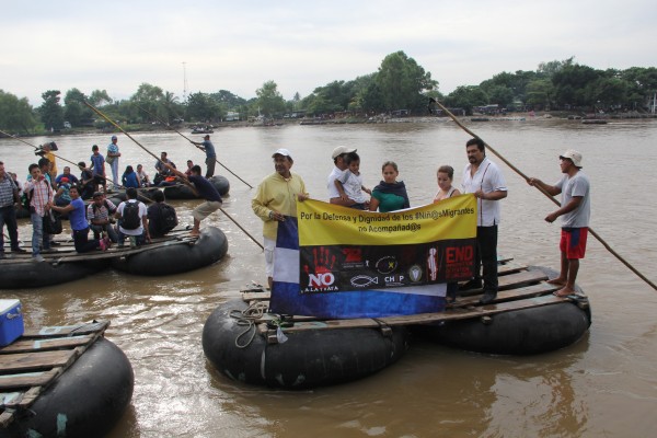 Exigen se detenga la deportación masiva de niños y niñas migrantes. Foto: Elizabeth Ruiz