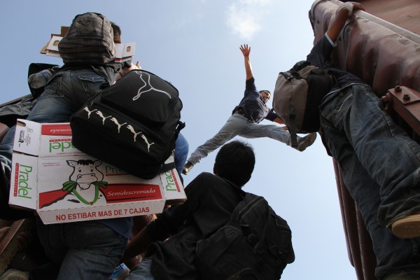 Migrantes rumbo al sueño del norte. Foto: Elizabeth Ruiz