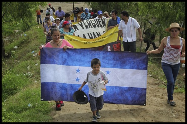 La lucha por el libre tránsito. Foto: Elizabeth Ruiz