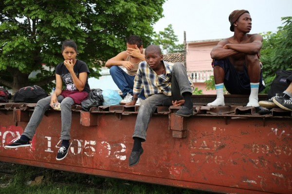 El difícil tránsito por la frontera sur. Foto: Elizabeth  Ruiz