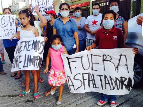 PROFEPA, Secretaría de Medio Ambiente estatal y Ayuntamiento de Tuxtla, se niegan a proceder contra asfaltadora de COMASUR. Foto: Chiapas Paralelo