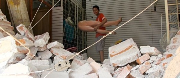 Daños ocasionados por el sismo del lunes 07 de Julio. Foto: Elizabeth Ruíz. 