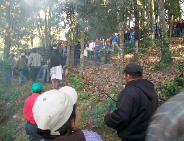 ¿Terrenos de trabajo o cancha deportiva?, dilema de habitantes de San Felipe. Foto: Cortesía