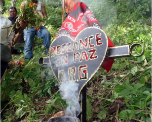 Tumba de David Ruiz García. Foto: Los Tercios Compas