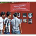 En Chiapa de Corzo estudiantes de la Unach realizaron una exposición fotográfica sobre el acoso callejero. Foto: Cortesía.