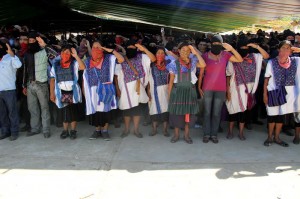 Hasta La Realidad, llegaron mil 1300 delegados bases de apoyo del EZLN y más de 300 indígenas de todo el país de unos 28 grupos y colectivos étnicos diferentes. Foto: Elizabeth Ruiz