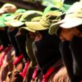 EZLN en apoyo a normalistas de Ayotzinapa. Foto: Saúl Kak