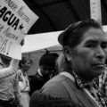 Marcha anti-minería en la cabecera municipal de Ixtacamaxtitlán.
Foto: Ana Karen de la Torre