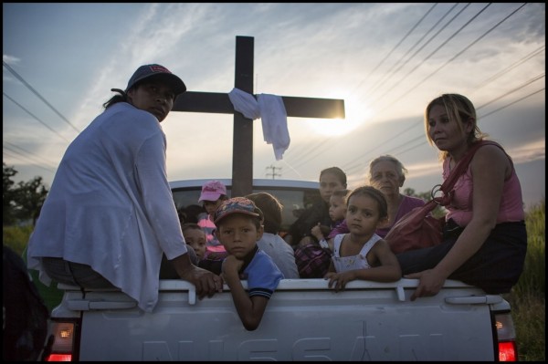 Viacrucis migrante. Foto: Iván Castaneira